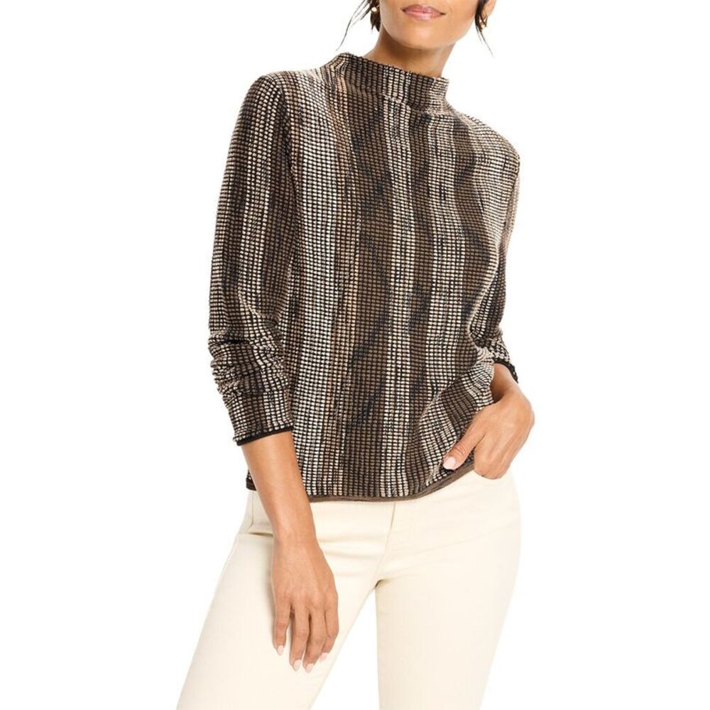 Nic+Zoe Womens  Ombre Pixel Knit Sweater